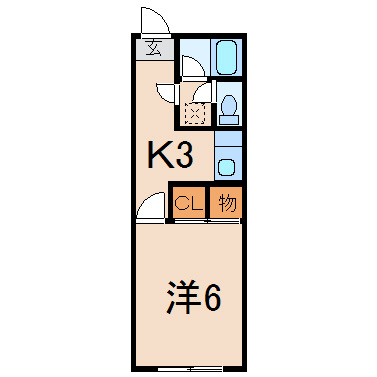 コーポあこやの間取り