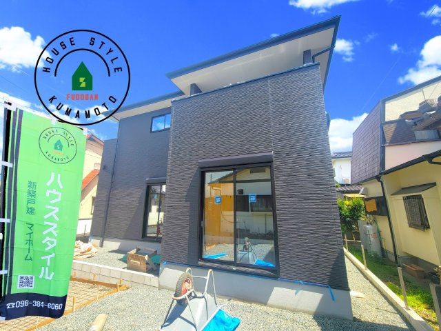 熊本市南区良町5丁目第2-1棟（1号棟）　の外観|デザイン性のある外観です。