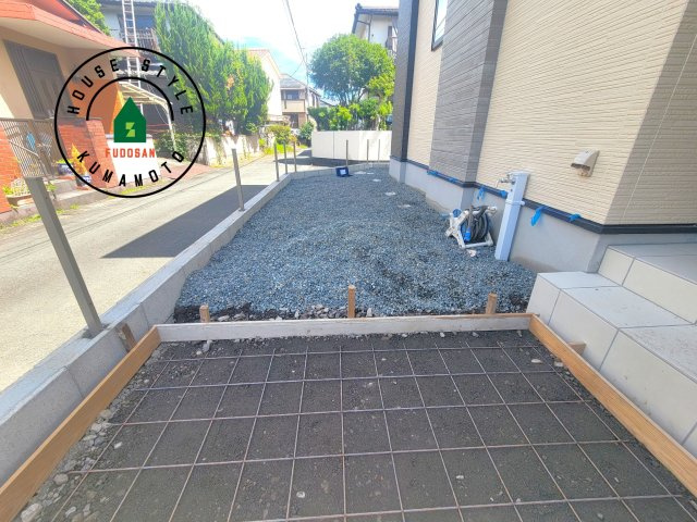 熊本市南区良町5丁目第2-1棟（1号棟）　の庭|お庭で自由な時間を過ごせます。