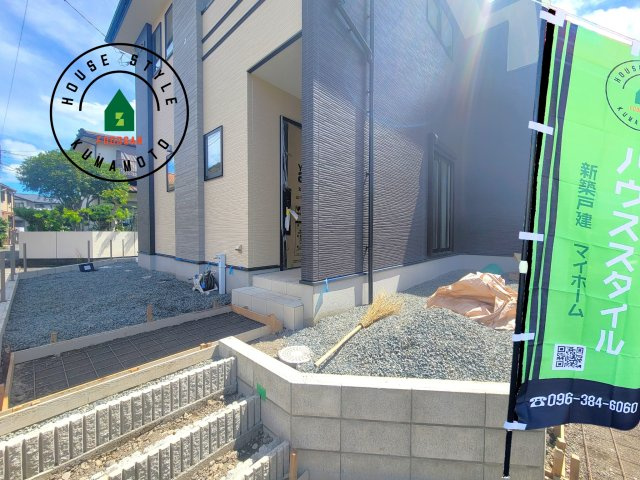 熊本市南区良町5丁目第2-1棟（1号棟）　の玄関|おでかけの時も帰った時も、「我が家」を最初に感じでもらえる素敵な空間に。