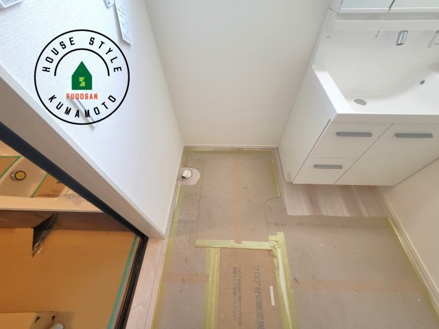 熊本市南区良町5丁目第2-1棟（1号棟）　のランドリースペース|ランドリースペースとなります。広々して有効的にご使用できます。 