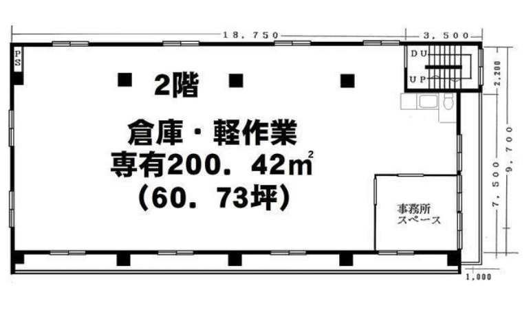 品川区南大井６丁目の倉庫の間取り