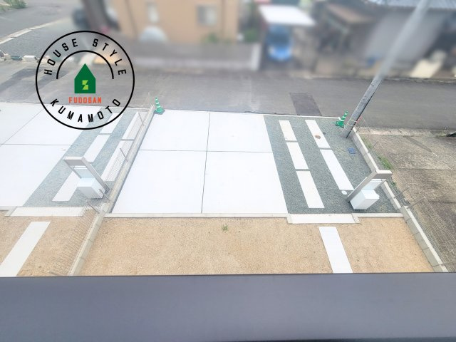 熊本市北区龍田1丁目第1-3棟（1号棟）の展望|窓から緑が見える物件も魅力的です。