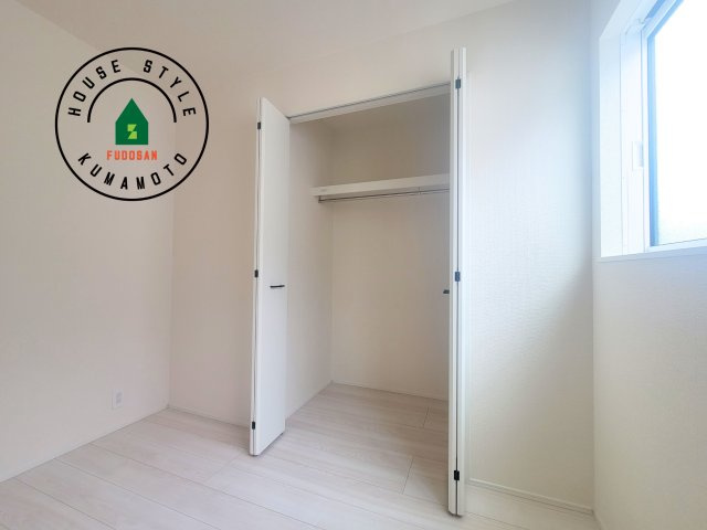 熊本市北区龍田1丁目第1-3棟（2号棟）の収納|収納には困りません。