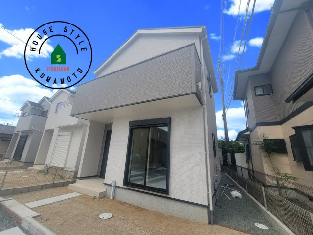 熊本市北区龍田1丁目第1-3棟（3号棟）の外観|デザイン性のある外観です。