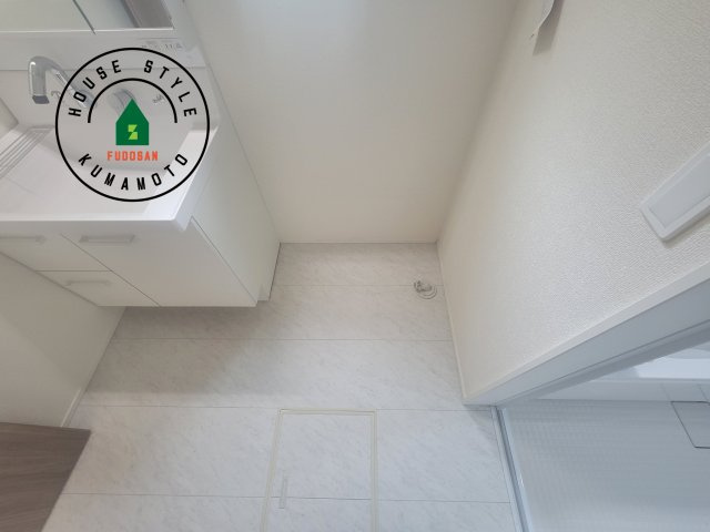 熊本市北区龍田1丁目第1-3棟（3号棟）のランドリースペース|ランドリースペースとなります。広々して有効的にご使用できます。 