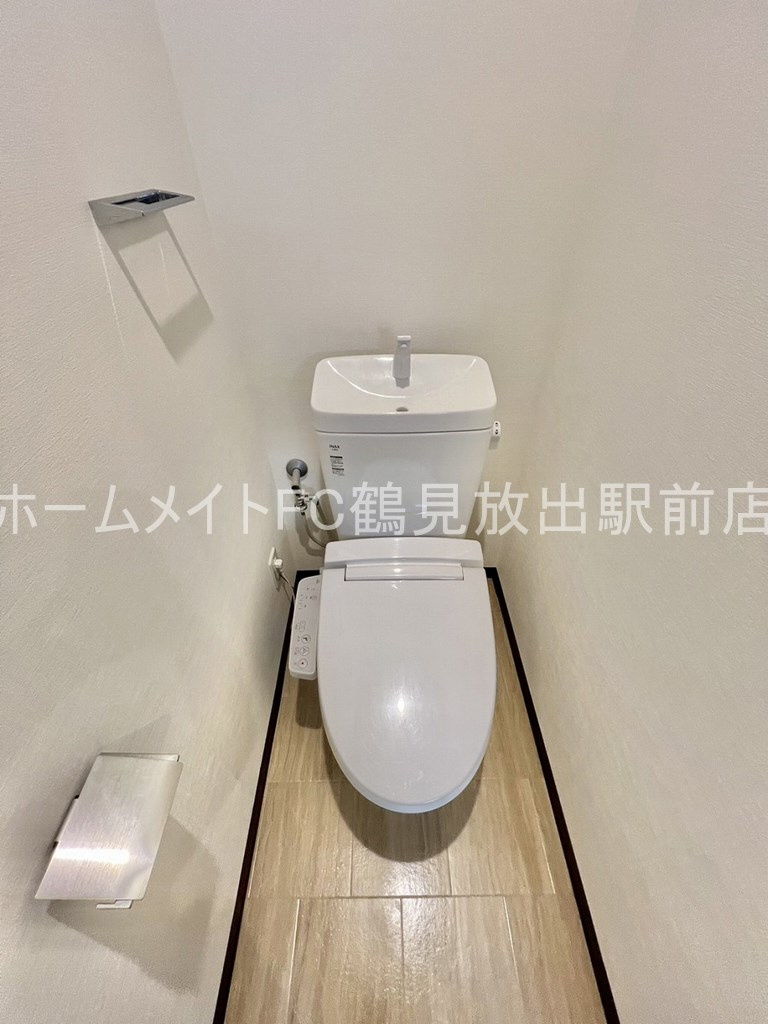東大阪市高井田本通７丁目の賃貸マンションのトイレ