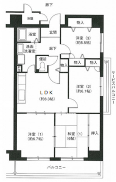 コーシャハイツ喜連西