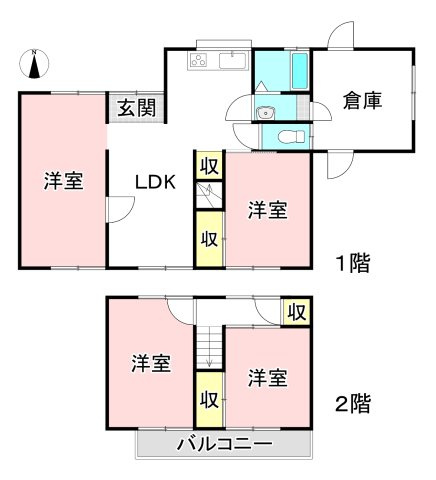 各務原市鵜沼台６丁目の間取り