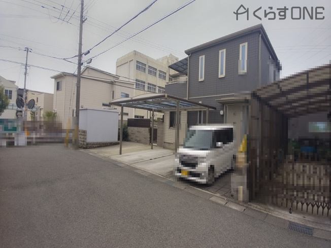 【前面道路含む現地写真】 | 姫路市網干区田井／中古戸建