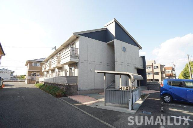 熊本市南区八幡１０丁目のアパートの外観