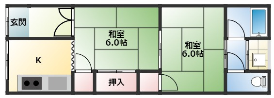 【間取り】 | 明野マンション