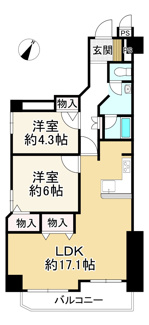 【間取り】 | コスモ守山