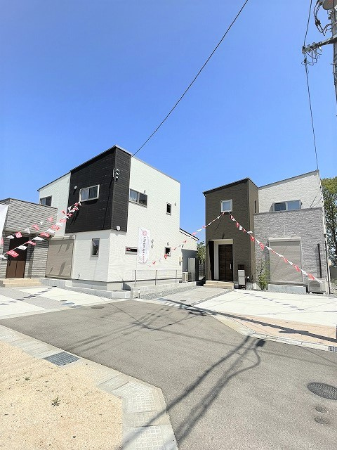 呉市焼山　一戸建　B号地の外観|1現場で2棟ご見学できます！ぜひ現地でご覧ください！