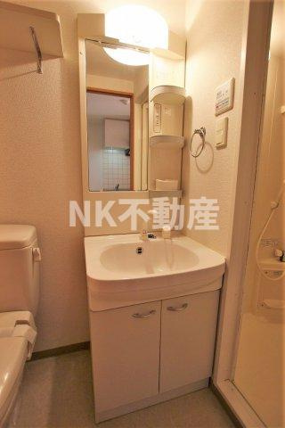 【洗面所】 | ディナスティ東大阪センターフィールド（長田賃貸） | 脱衣スペースもあります