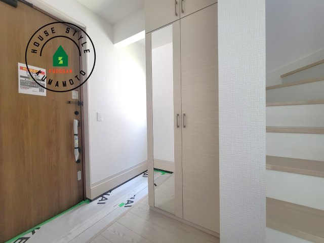 熊本市東区長嶺東1丁目第2-2棟（1号棟）　の防犯設備|二重ロックでしっかり防犯対策ができます。