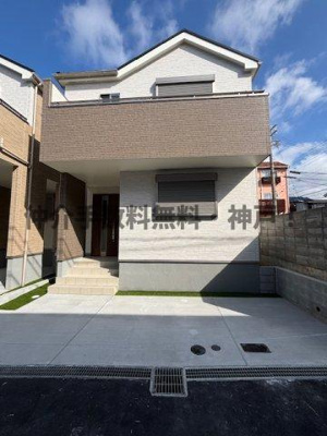 【外観】 | 神戸市垂水区霞ケ丘4丁目　新築戸建2号棟　仲介手数料無料！ | 外観もきれいです