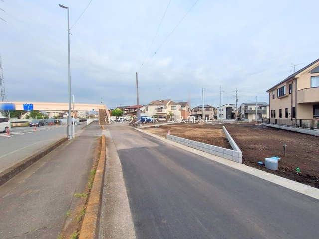 入間市小谷田1丁目・全8区画　建築条件なし土地　7区画の前面道路含む現地写真|現地写真（2025年6月13日撮影）