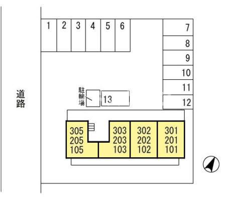 グランドールの区画図|高崎、前橋エリアのお部屋探しはエンドスケープまで！お客様の理想お聞かせ下さい♪