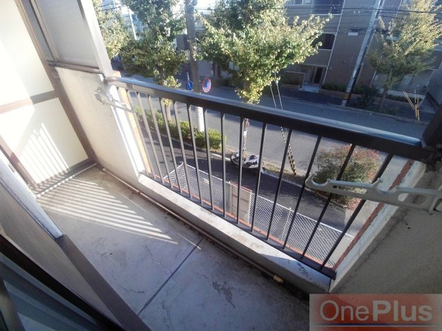 アルファ六甲のバルコニー