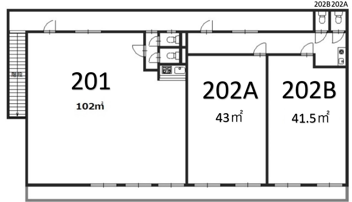 甲西中央第二ビルの間取り