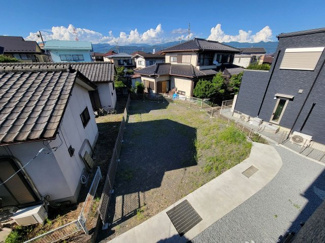 【展望】 | 二階よりお庭を望む