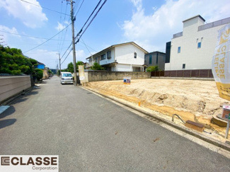 【前面道路含む現地写真】 | 久御山町栄2丁目　売土地　建築条件付き　