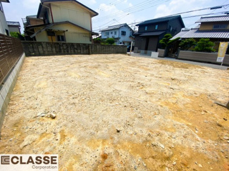 【前面道路含む現地写真】 | 久御山町栄2丁目　売土地　建築条件付き　