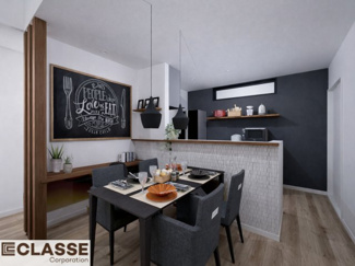 【完成予想図】 | 久御山町栄2丁目　売土地　建築条件付き　 | アトリエスタイルハウス仕様の窓はペアガラス、サッシはアルミ×樹脂複合のハイブリットサッシを採用。ガラスの間には断熱性の高いアルゴンガスを充填しておりますので、より断熱性能が高まる仕様になっております