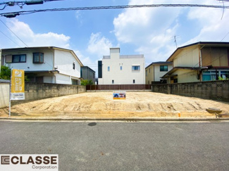 【前面道路含む現地写真】 | 久御山町栄2丁目　売土地　建築条件付き　