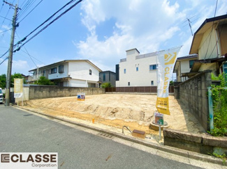 【前面道路含む現地写真】 | 久御山町栄2丁目　売土地　建築条件無し