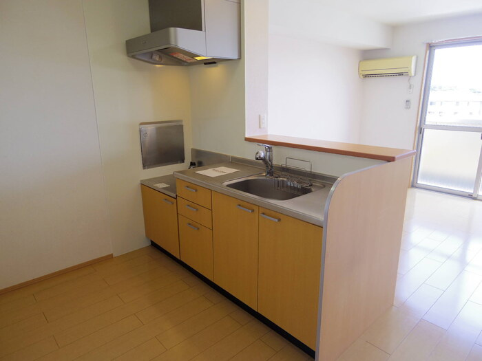 エスポワール Ａのキッチン|カウンターキッチン(浄水器対応型水栓)