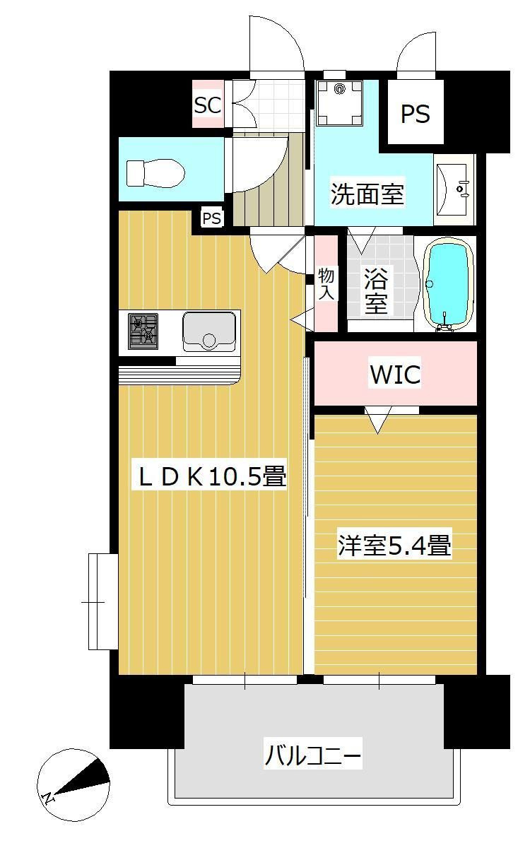 フェリス久留米シティの間取り