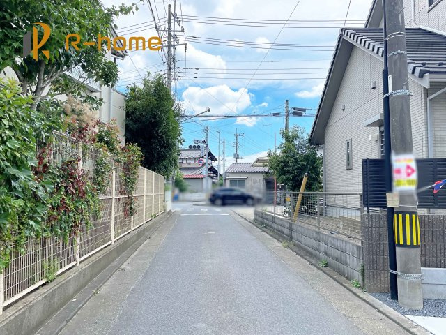 水戸市見川22期　新築戸建て　1号棟の前面道路含む現地写真|堂々！建物完成♪実際のお部屋をご見学可能です♪
ご見学が一番の資料！お気軽にお問い合わせ下さい♪