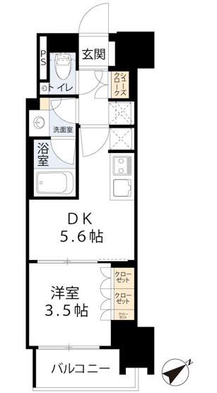 【間取り】 | ザ・パークハビオ都島テラス