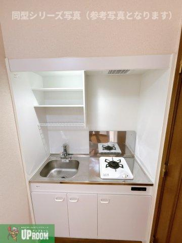 シングルのキッチン