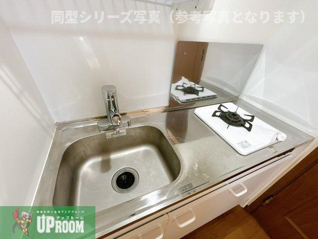 シングルのキッチン