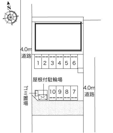 レオネクスト大和の区画図|画像4