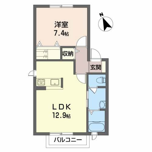 シャーメゾン昭和　Ⅰ棟の間取り