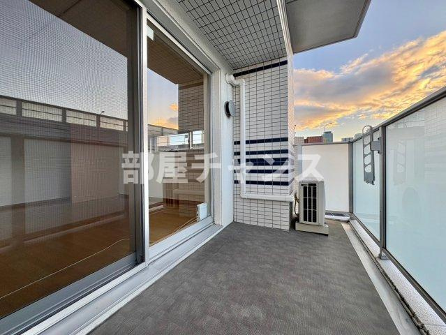 グランデ浅間町のバルコニー