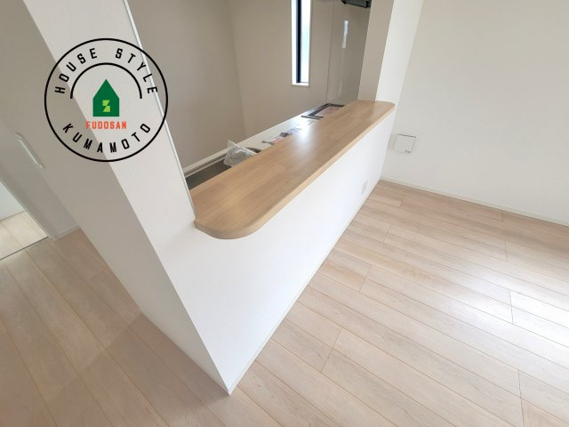 熊本市南区野田2丁目第1-3棟（1号棟）のダイニング|ダイニングとリビングのメリハリが付けやすい空間設計になっています。