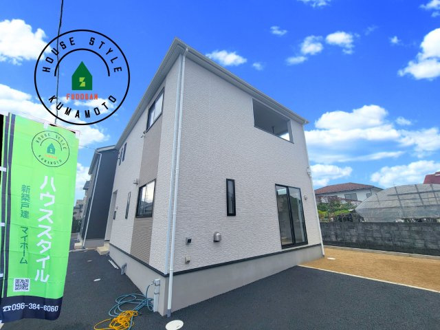 熊本市南区野田2丁目第1-3棟（2号棟）の外観|デザイン性のある外観です。