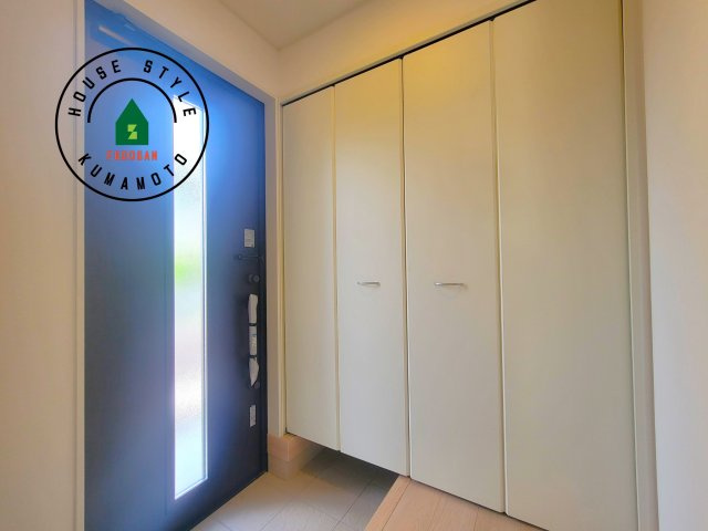 熊本市南区野田2丁目第1-3棟（2号棟）の防犯設備|二重ロックでしっかり防犯対策ができます。