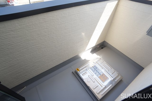 熊本市西区二本木４丁目のアパートのバルコニー