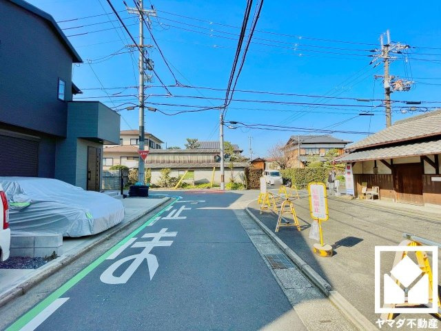 久御山町市田珠城の前面道路含む現地写真