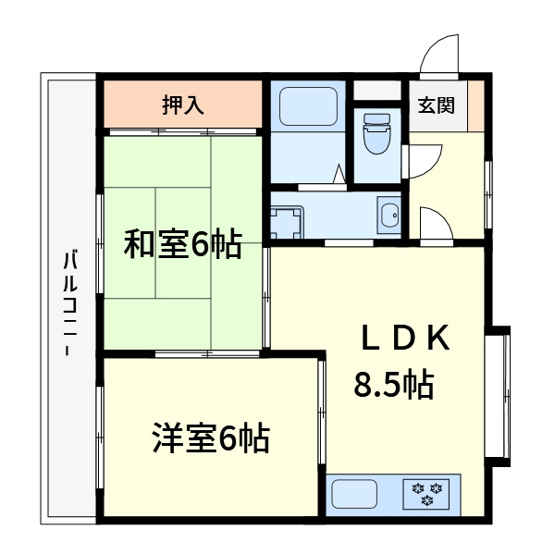 【間取り】 | シャトレー寿