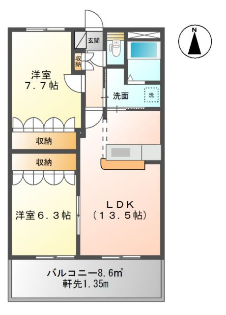プロニティ２１　の間取り