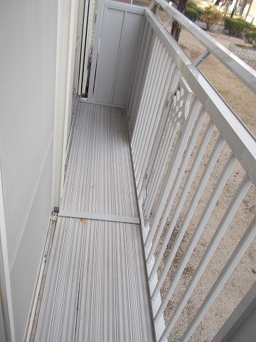 サンライフひろみねAのバルコニー