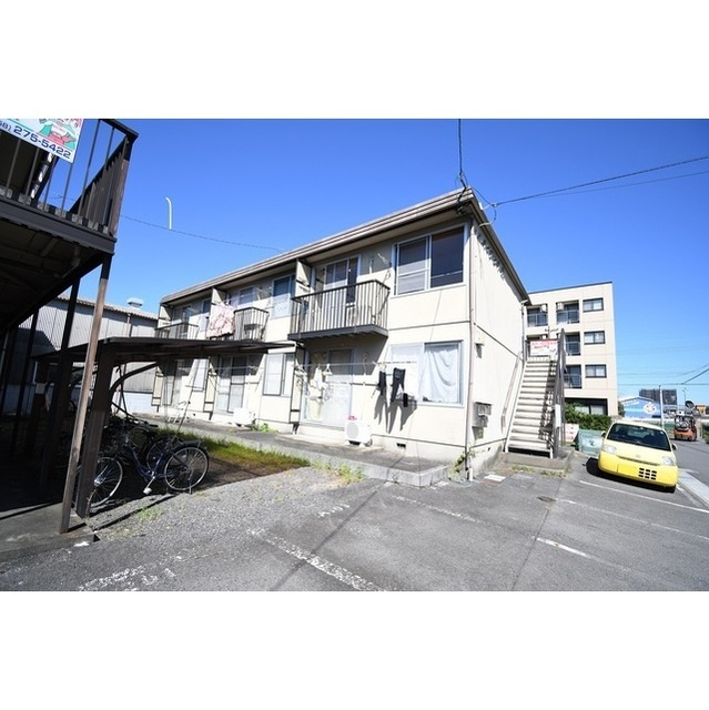 岐阜市茜部新所１丁目のアパートの外観