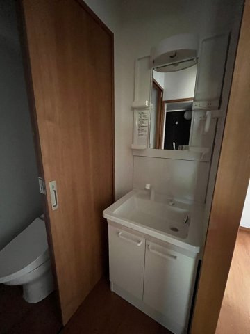 ネクストジェイ都賀の洗面所|忙しい朝には欠かせない洗面所です